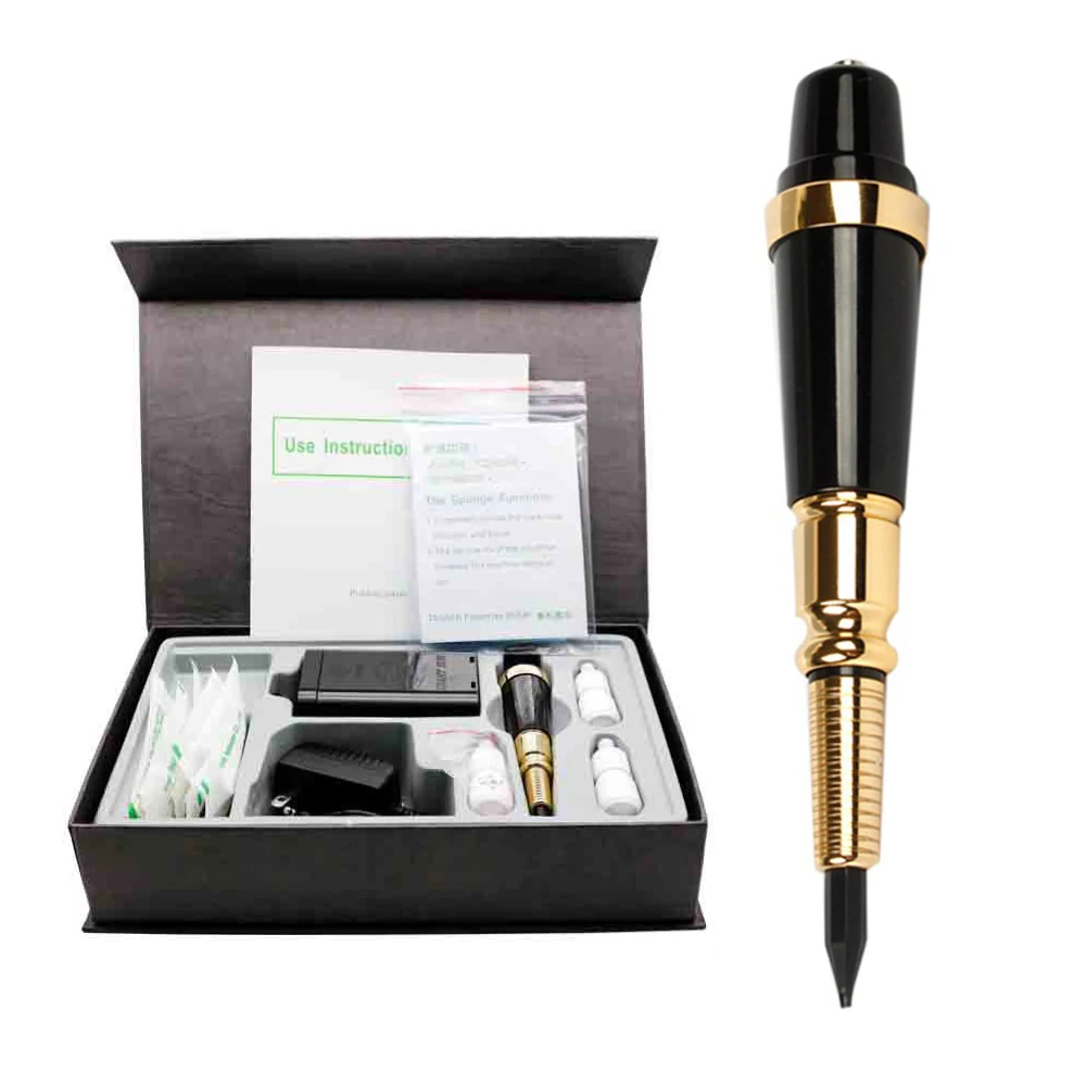 

New Eyebrow Tattoo Machine For Tattoo Worker Basic Eyebrows kit For Tattooing Permanent Makeup Tattoo Set With Tattoo Needles