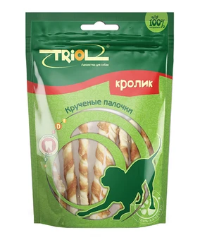 

Triol Triol Treats for dogs Sticks twisted with rabbit