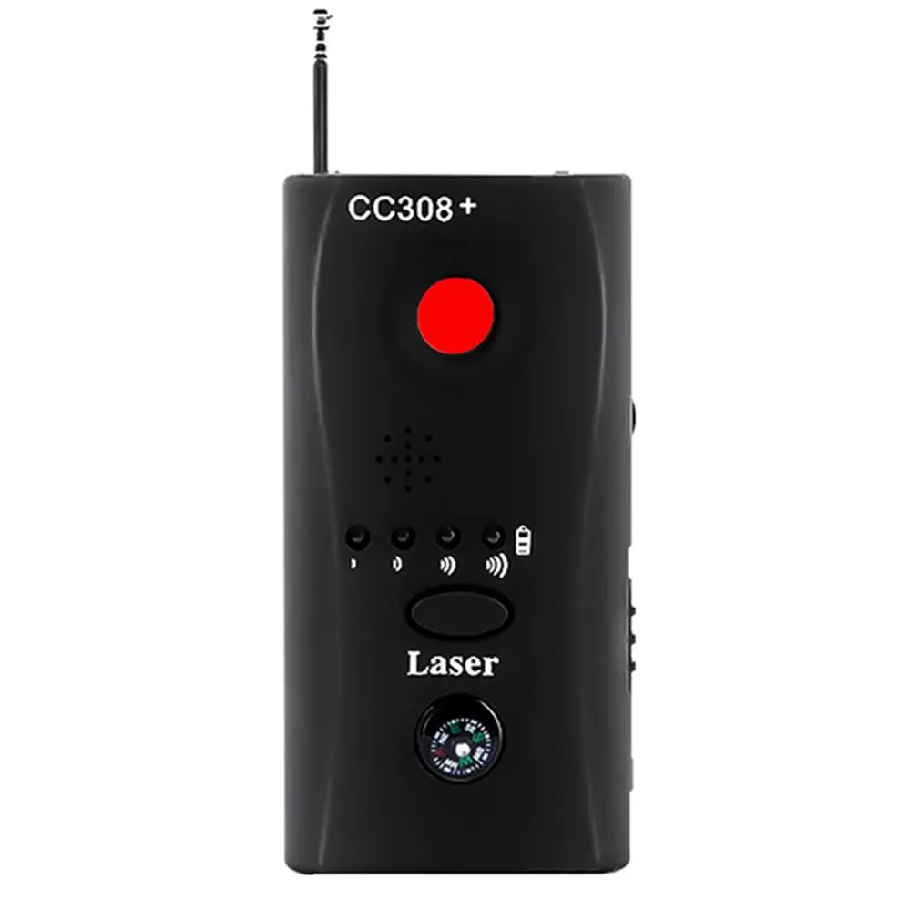 Detector de señal de lente de cámara inalámbrico, multifunción, CC308, señal de onda de Radio, cámara con Detector, WiFi RF de rango completo buscador de dispositivos GSM