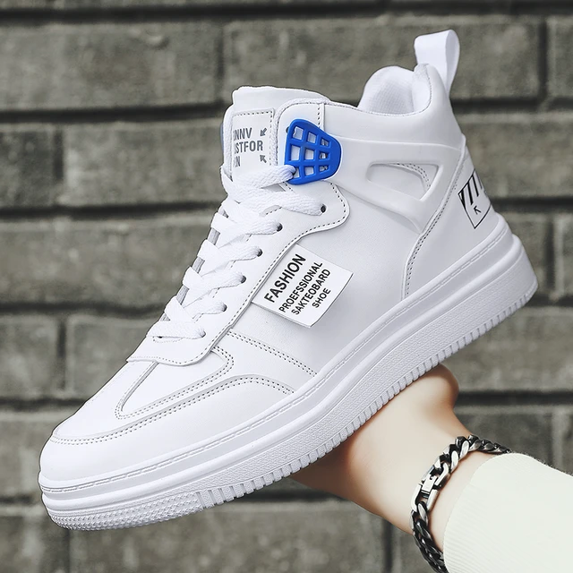 Designer High Top Sneakers Men | Sneakers Men High Top Platform - White  Women's Men's - Aliexpress