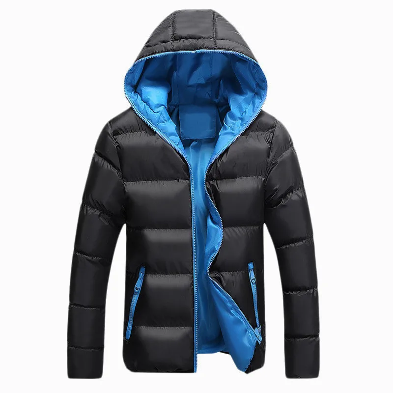 

Jackets Men 2019 Winter Casual Outwear Windbreaker Jaqueta Masculino Slim Fit Hooded Fashion Overcoats Homme Plus Size