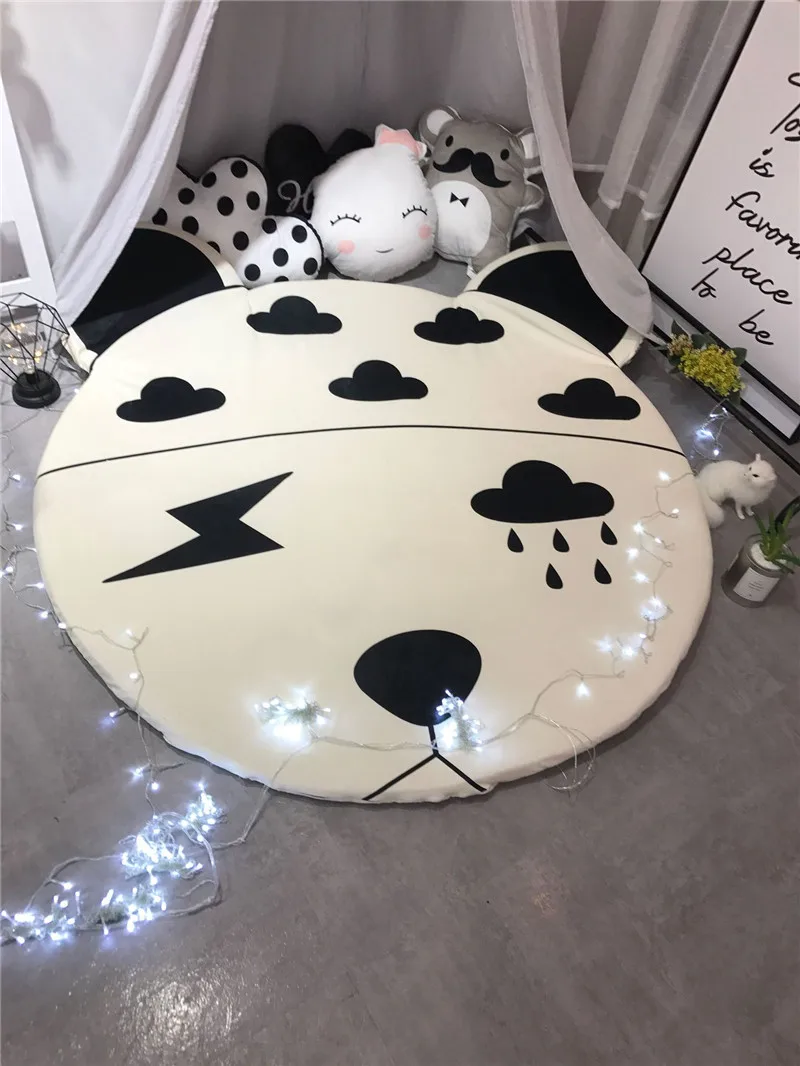 Детский игровой коврик в мультяшном стиле, детский Противоскользящий коврик для лазания, мягкий удобный матрас со съемным и моющимся СФ