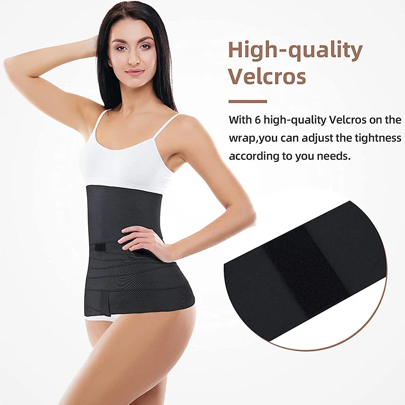 Sexy Body Shaper Bandage Wrap Waist Trainer For Women Slimming Tummy Belt Sauna Stretch Trimmer Invisible Shaperwear Cincher Men extreme tummy control shapewear