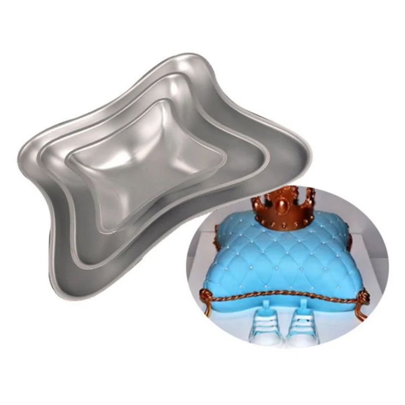 

1SET Oversized kitchen accessories baking tools mousse pillow fondant cake mold material aluminum pillow cake decoration tool