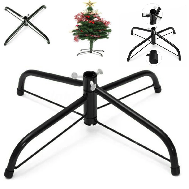 

Christmas Tree Stand Green Metal Holder Base Cast Iron Stand 4 Feets Party Decorations christmas decorations for home