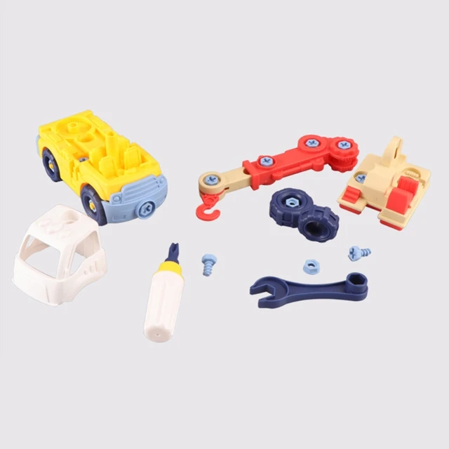 DIY Assembly Engineering Car Set Children Building Block Educational Toys with Special Screwdriver and Wrench 2