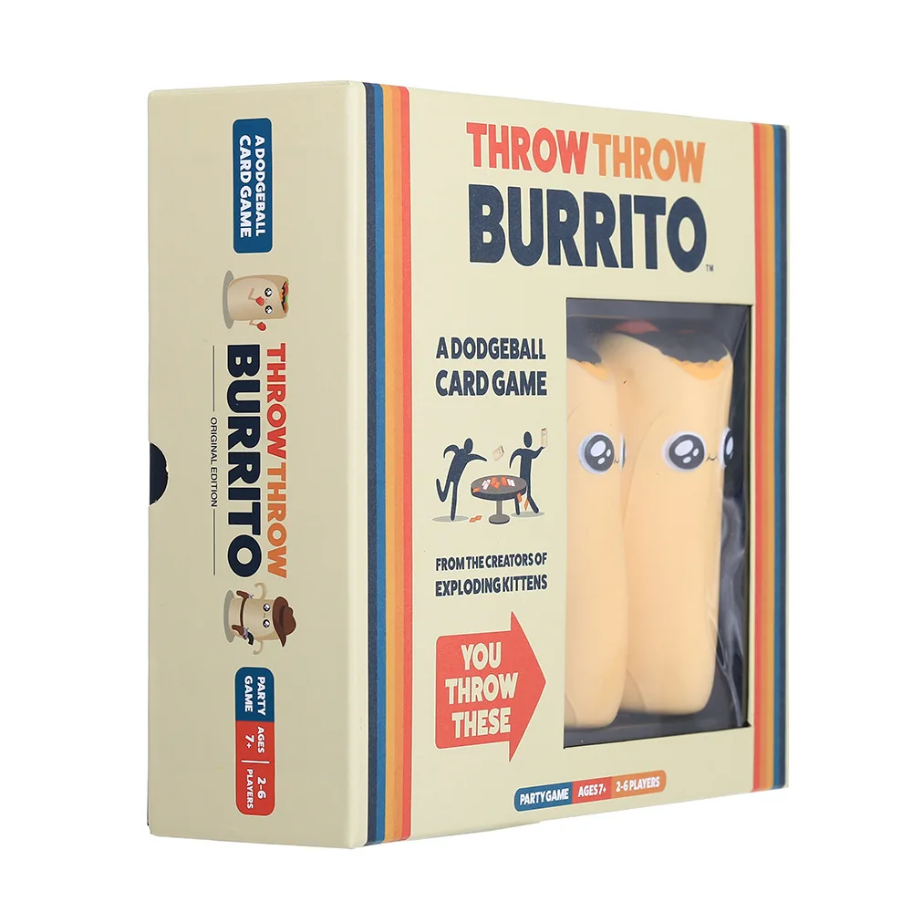 

Board game throw throw burrito Card Game Card Game Kickstarter Game Dodgeball Card Family Party Reducing Pressure Bard Game