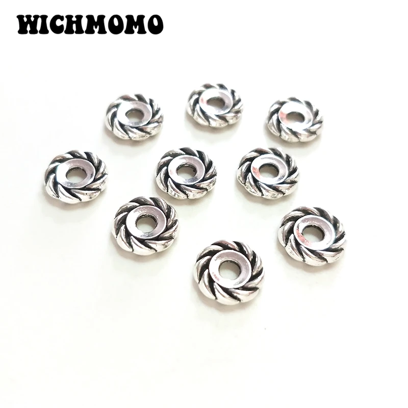 

2021 New Fashion 30pieces/bag10mm Zinc Alloy Cute Sweet Round Beads for DIY Bracelet Jewelry Accessorie