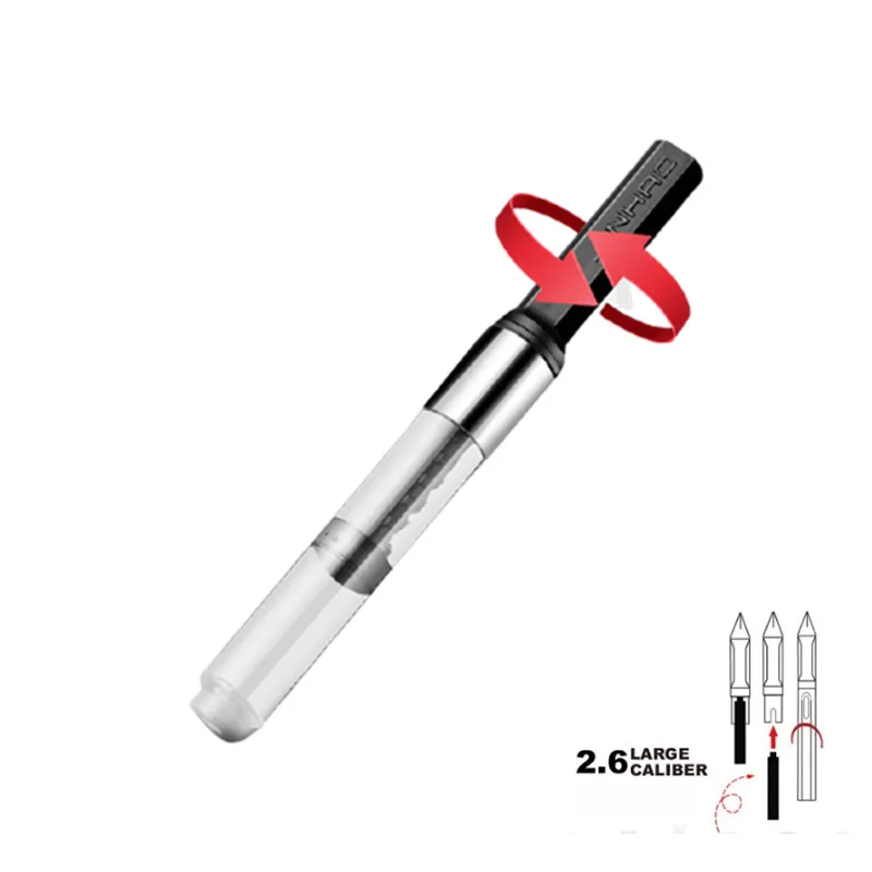 

High quality 5pcs small Jinhao Black ink Converter Fountain Pen New