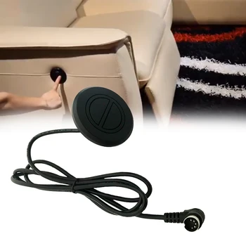 

Switch 5 Pin Plug For Sofa Hand Controller Home Use Fixed Lift Chair 2 Button Electric Recliner Power Recliner Round Remote