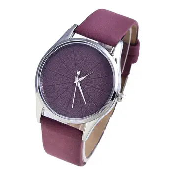 

HobbyLane Women Simple Casual Matte Leather Watchband Quartz Watch