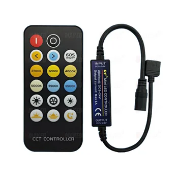 

17 Keys Wireless RF Mini Color Temperature Controller LED Remote Control
