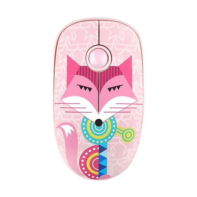 Fashion Cartoon Wireless Mouse For Tablet/Desktop Computer Portable Compatible Wireless Mouse Office/Home/Game Wireless Mouse