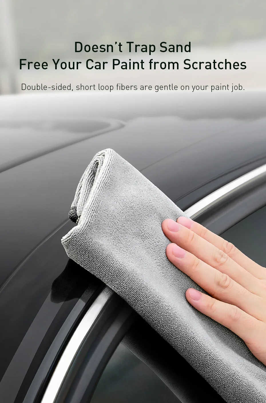 Gadgetoo Baseus Microfiber Auto Cleaning Drying Cloth Car Washing Towels (2Pc)