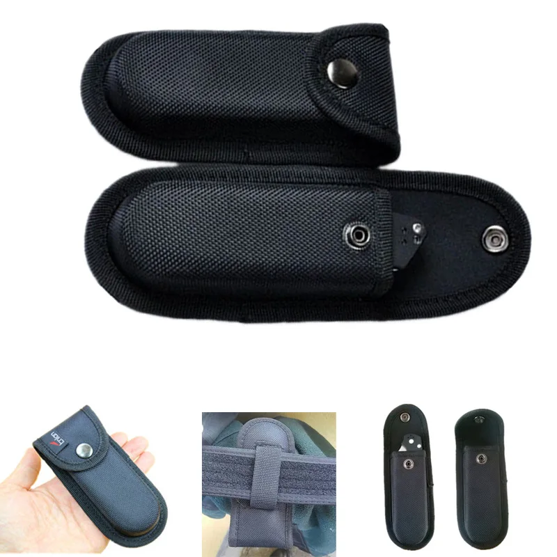

Camp kit Fold Knife Flashlight Holder Pouch Waist Nylon Storage Tool Plier Bag Case Sheath belt loop Pocket Carry pack Outdoor