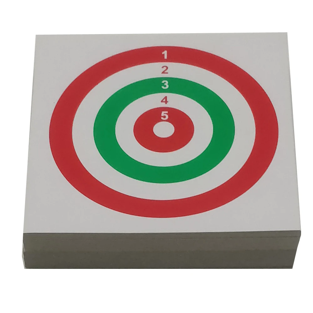 100 pcs paper target 14*14 см(5,5*5,") в форме воронки гранулы Ловушка Охота цель пневматическая винтовка гранулы Ловушка с 20 Бумажная Мишень - Цвет: 100 pcs paper target