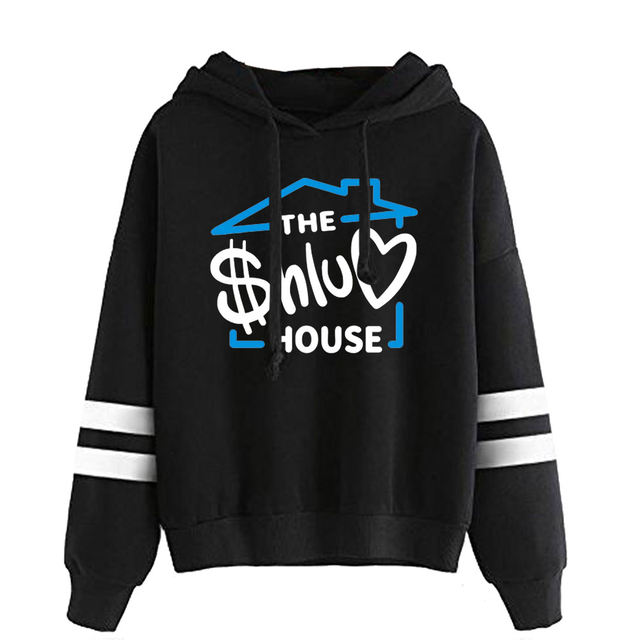 THE SHLUV HOUSE THEMED STRIPED HOODIE