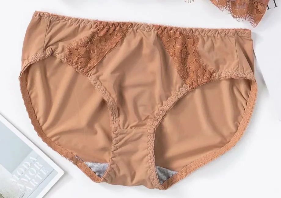 orange panties Плотное Нижнее белье Мягкий кружевной сексуальный бюстгальтер и трусики для молодых девушек, комплект с бюстгальтером пуш-ап с чашечками 3/4, 4 цвета - Цвет: orange panties