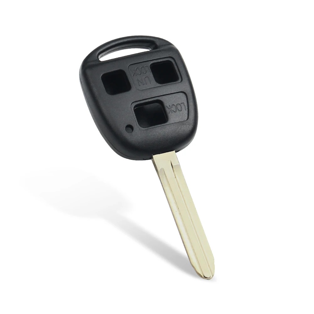 KEYYOU 10x3 кнопки дистанционного ключа оболочки для Toyota YARIS HIACE COROLLA AVENSIS CAMRY