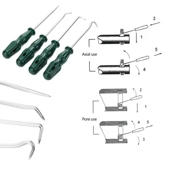 

4pcs Universal Car Pick Hook Set Car Repair O Ring Oil Seal Gasket Puller Hook Pick Remover Kit Craft Hand Tool