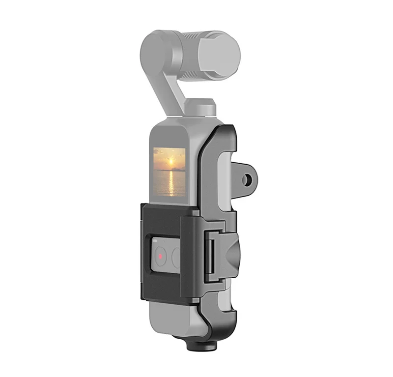 Защитный чехол рамка чехол для DJI OSMO Карманный ручной карданный Зажим для камеры 1/4 винт селфи палка стержень аксессуар
