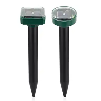 

Solar Energy LED Light Pest Repeller Animal Electronic Insect Gopher Round Eco Friendly Yard Ultrasonic Rat Repeller Outdoor