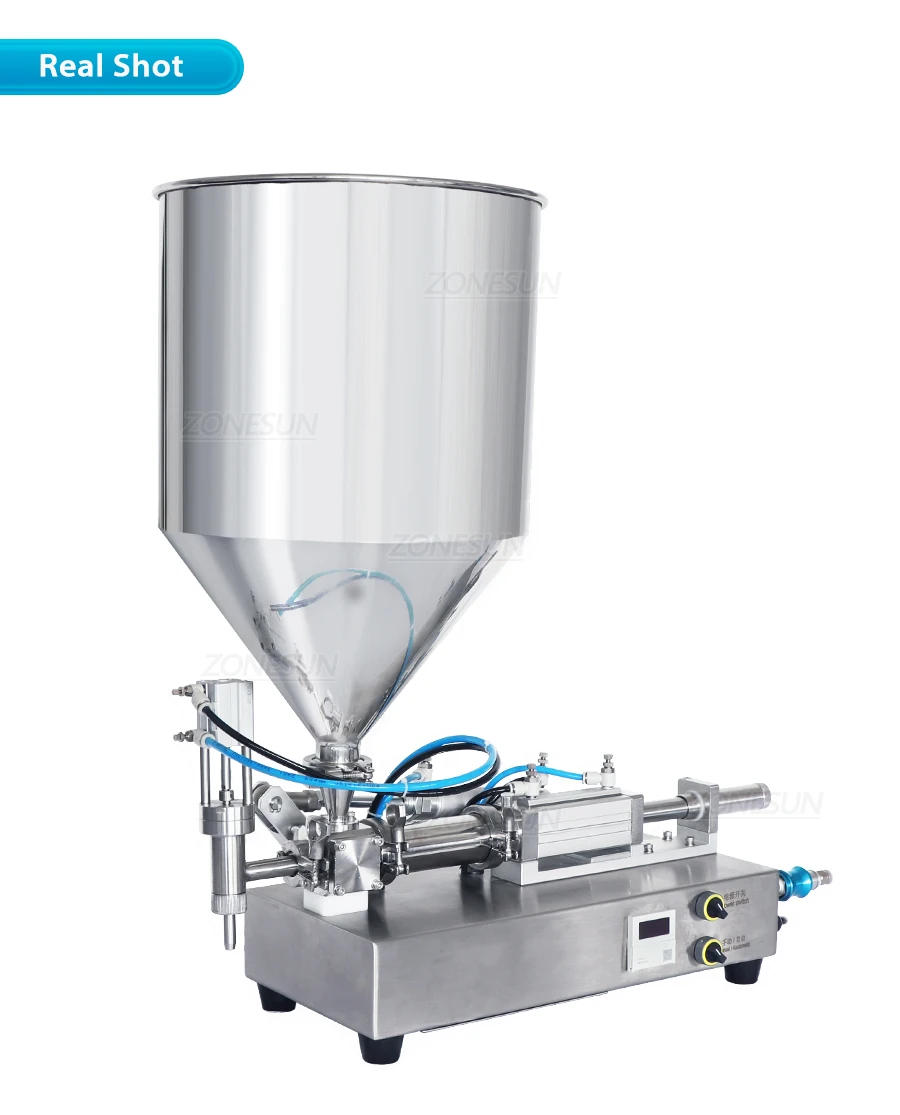 ZONESUN ZS-GTCP1 Pneumatic Paste Filling Machine With Ceramic Cylinder