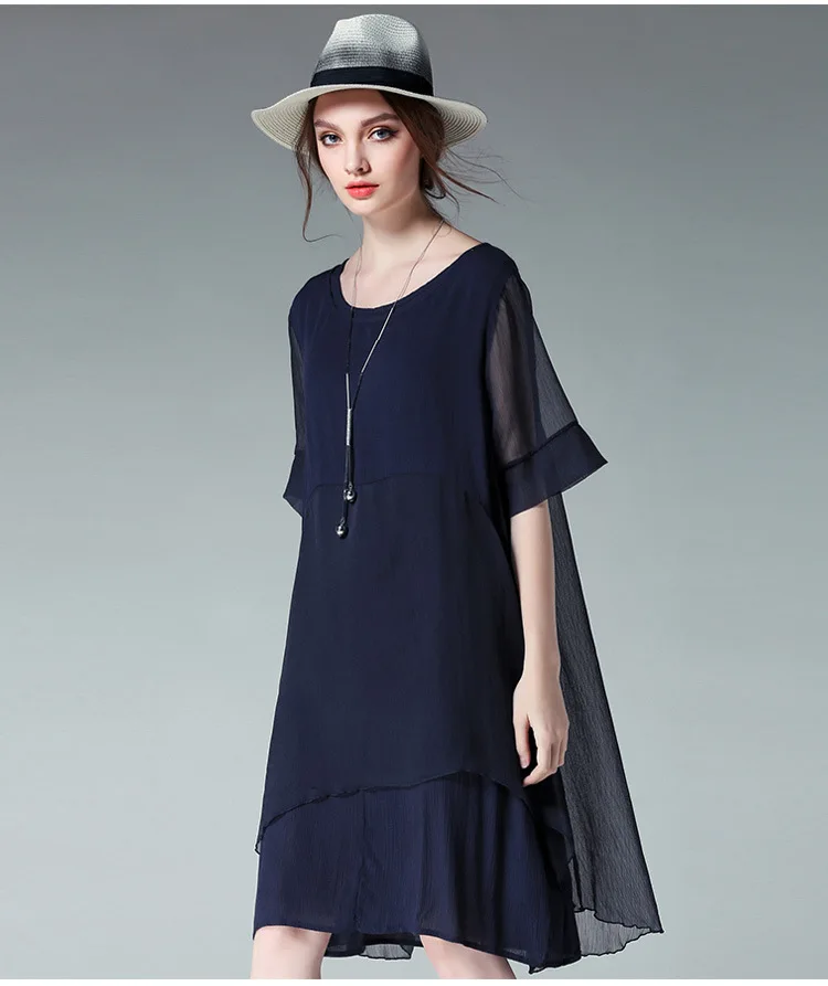 Boho 2 шт., женское платье большого размера, весна, свободное шифоновое платье, 4XL размера плюс, Женская офисная одежда, vestidos de festa