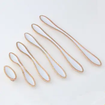 

Large wardrobe handle cabinet white door handle Venus drawer furniture door handle Cabinet door European modern minimalist