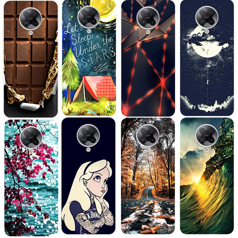 

RedMi Poco F2 Pro Case Luxury Painted Pattern High Quality Ultra thin TPU Protection Back Cover For RedMi K30 Pro Zoom Case