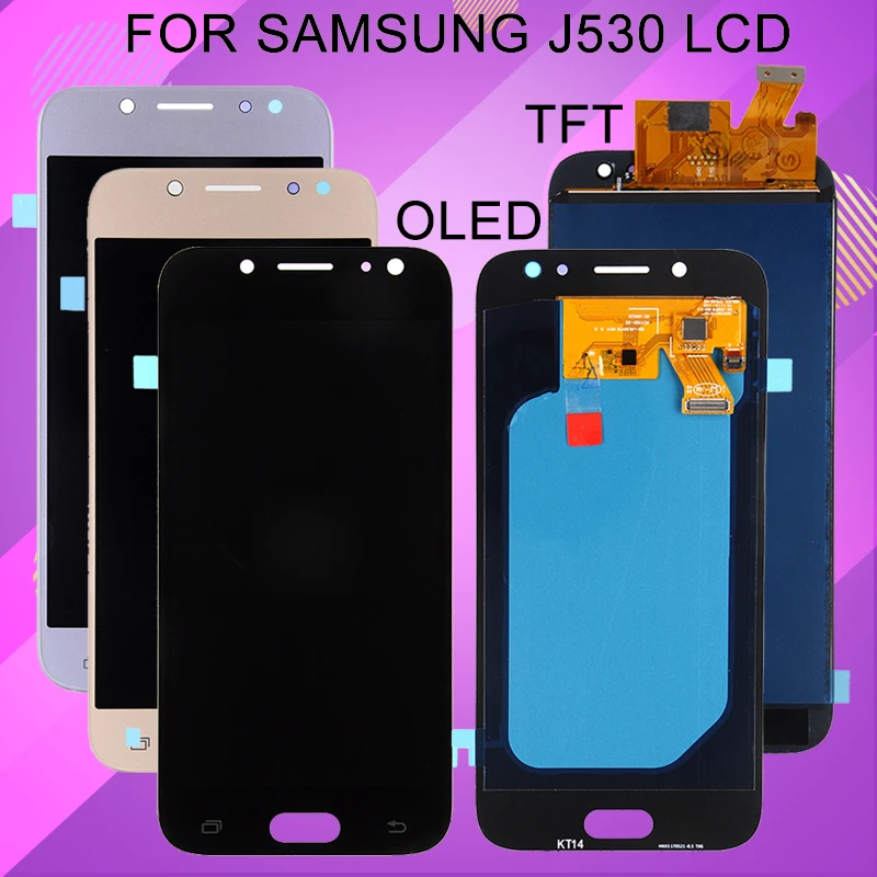 

Catteny 1pcs OLED J5 2017 Lcd For Samsung Galaxy J530 Lcd J5 Pro Display With Touch Screen Digitizer Assembly Free Shipping