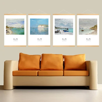 

Nordic Landscape Scroll Painting Glacier Sea Posters for Wall Art Text Painting Pictures Room Home Decoration Paint By Number