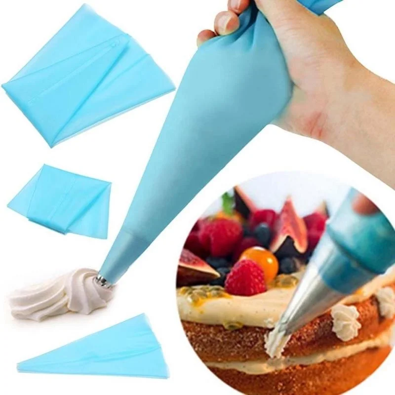 

Silicone Piping Cream Pastry Bag Nozzle Set DIY Cake Decorating Tool 8-piece set