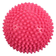 Йога половина мяч фитнес прибор oefening массаж шаговые камни баланс стручки тренажерный зал Йога Пилатес розовый