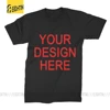 Premium Customized T Shirt Logo Picture Printing 100% Cotton Custom Brand T-Shirt Short Sleeved Print Your Own Design O Neck Tee 4