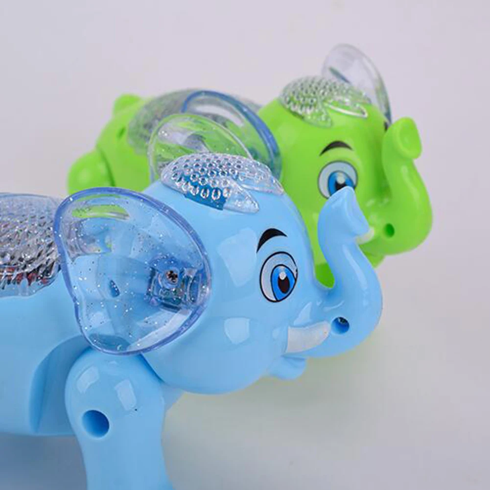 Игушки juguetes детская светящаяся игрушка забавная музыкальная с подсветкой ходячий слон животное с поводком детская игрушка Рождественский подарок интерактивная игрушка W