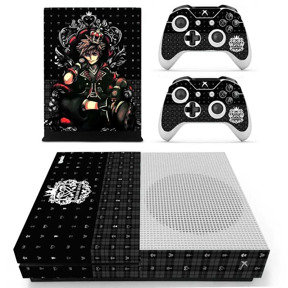 Наклейка на кожу Kingdom Hearts для Xbox One S консоли и Kinect и контроллеров для Xbox One тонкая виниловая наклейка на кожу