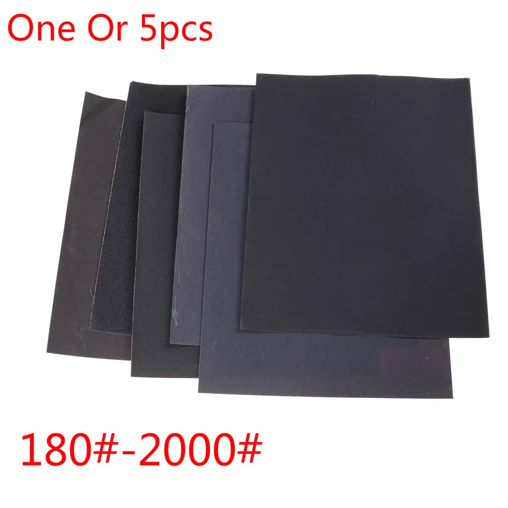 9/" x 11/" Wet Dry Sandpaper Abrasive Sanding Paper Sheets 120~1000# 10//20//50Pcs