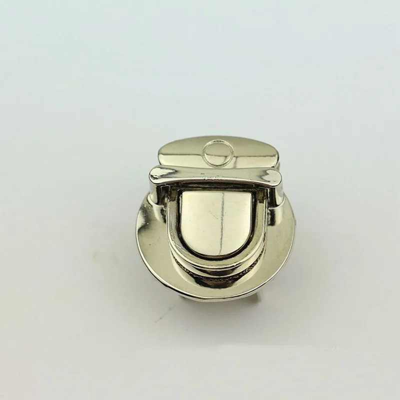 10Pc Round Metal Push Lock closure catch clasp Bag tongue buckles Leather Craft Women Bag Purse Handbag Shoulder Bag Accessories