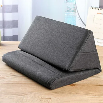 

Portable Laptop Tablet Pouch Storage Foldable Tablet Pillow for Ipad Stand Holder Foam Lap Rest Cushion Home Office