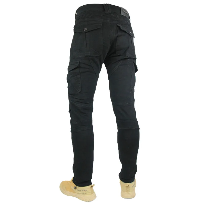 Jeans de motocicleta ugb06 pantalones motocicleta hombre