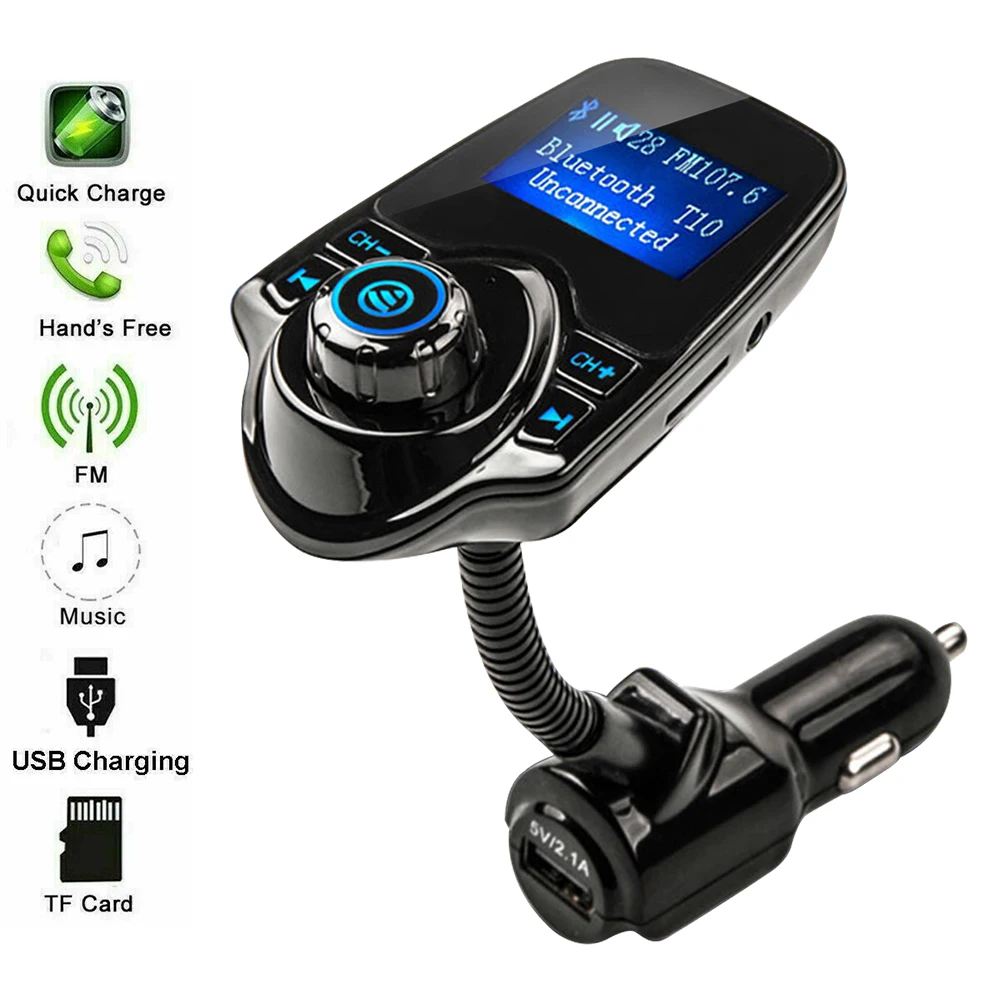 Fm-передатчик Bluetooth Автомобильный MP3 музыкальный плеер Радио адаптер