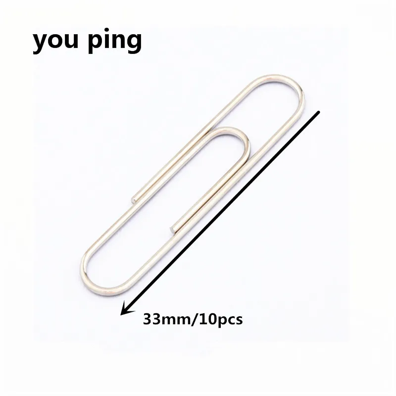 Paper Clips 28/33/50mm Notebook Bookmark binder Paperclips Accessories Binding Supplies Student Office Stationary