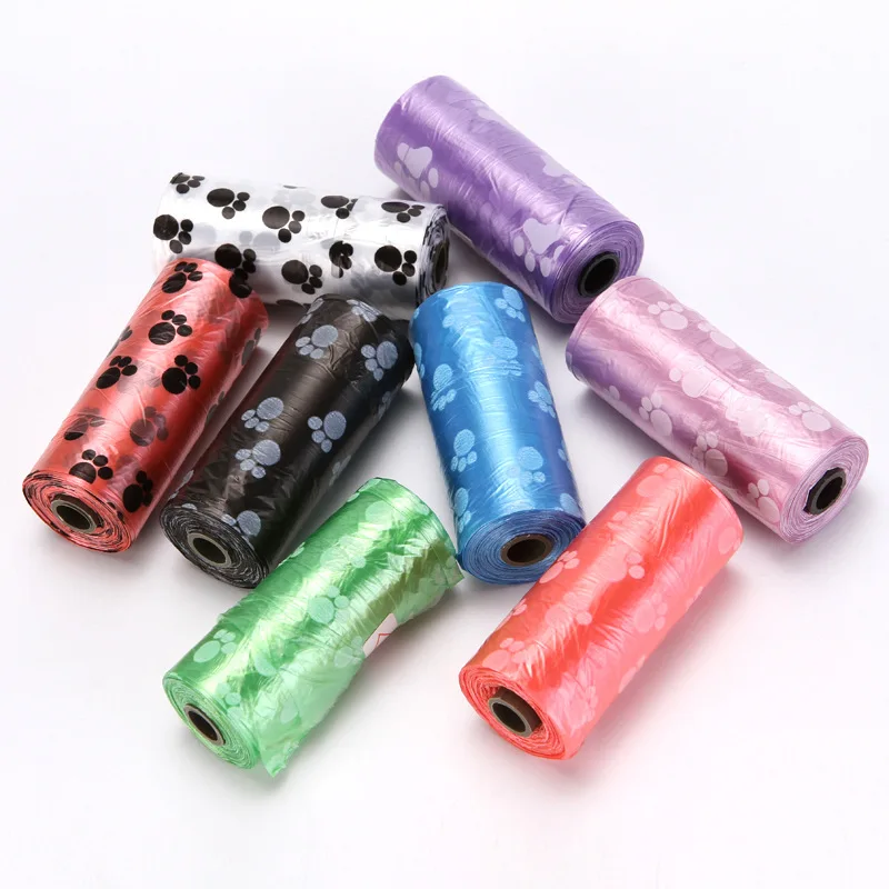 Pet Poop Bags Pet Supplies Dog Poop Bags for Waste Refuse Cleanup 10-50Roll(15 Bag/ Roll)Puppy Cat Pooper Scooper Bag Rolls Outdoor Clean