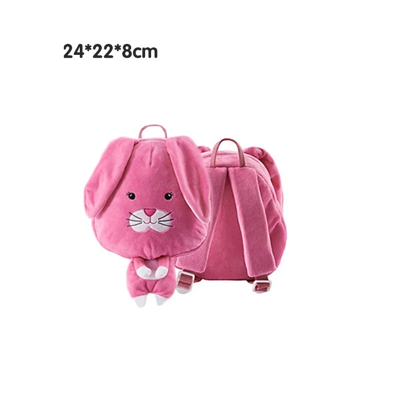 MOTOHOOD Cute Cartoon Kids Plush Backpack Toy School Bag Children's Gifts Kindergarten Boy Girl Baby Student Bags Backpack (9)