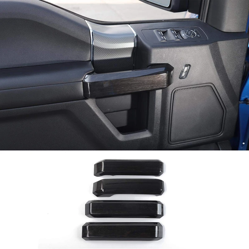 Новинка-Черная внутренняя дверная ручка крышки Накладка для Ford F150