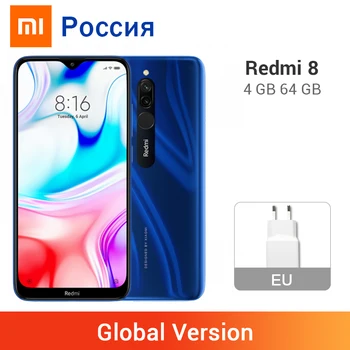 

Global Version Xiaomi Redmi8 4GB RAM 64GB ROM Redmi 8 5000mAh Big Battery Snapdragon 439 Octa Core Mobile Phone