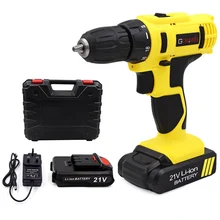 GOXAWEE 21 в/12 В Электрическая отвертка аккумуляторная электрическая дрель с литий-ионным аккумулятором перезаряжаемый МНОГОФУНКЦИОНАЛЬНЫЙ электроинструмент