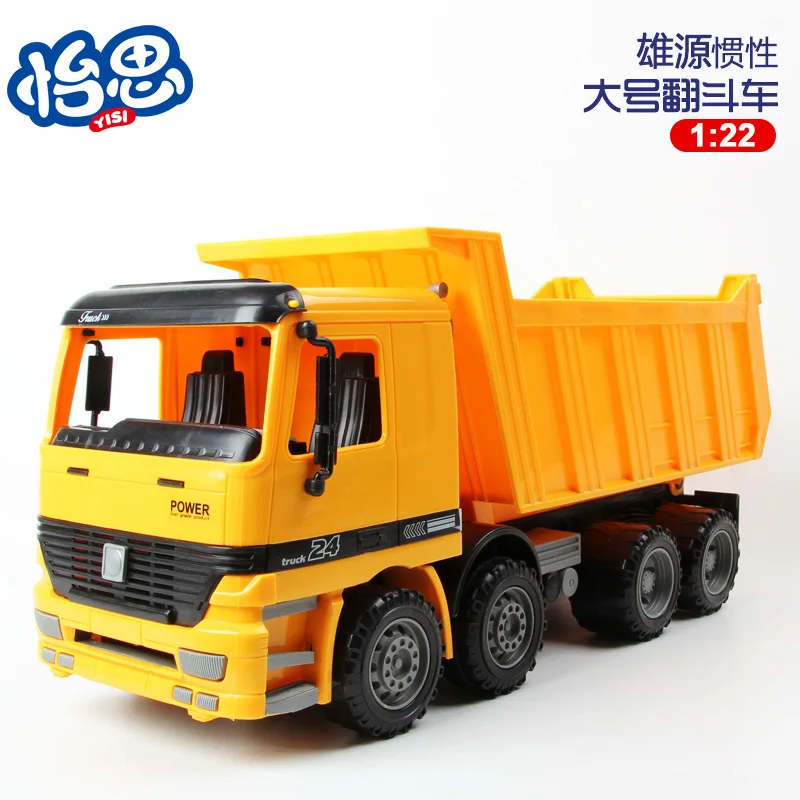 

Xiong yuan 8188-5 Children Beach Large Size Tilting Big Truck Inertia Transportation Toy Car Model