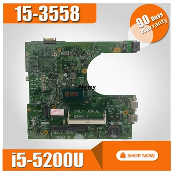 

For DELL INSPIRON 15 3558 Laptop Motherboard With i5-5200U CN-0MHDT2 0MHDT2 MHDT2 PWB:1XVKN MB 100% Tested Fast Ship